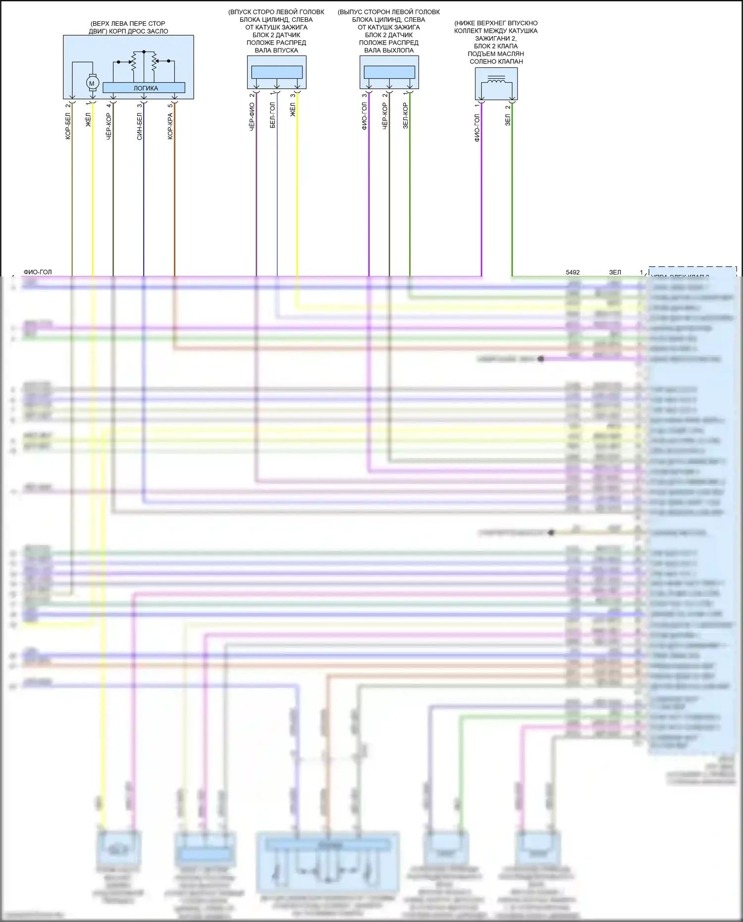 Blazer Chevrolet III (2018-2023): Электросхема двигателя 3.6l vin s (9 из 9) 