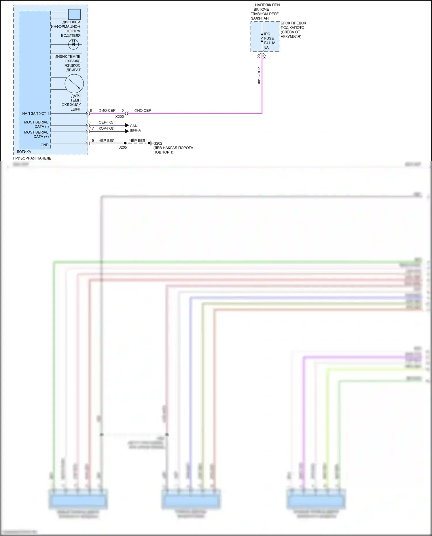 Blazer Chevrolet III (2018-2023): 2,0л vin 4, электросхема климат контроля (3 из 6) 