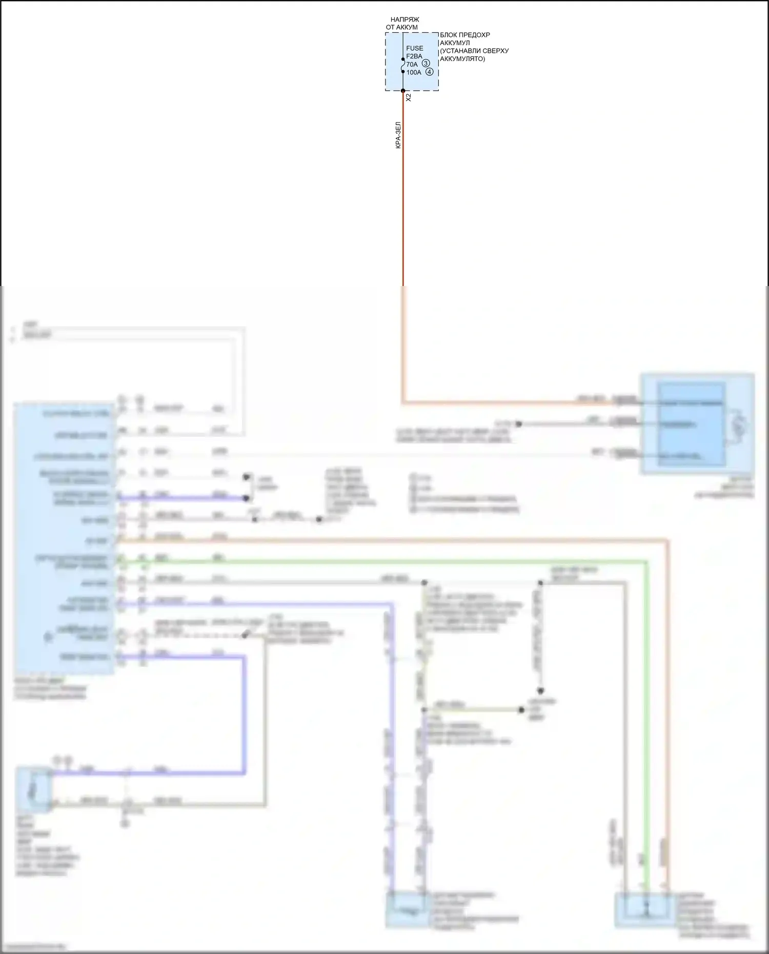 Blazer Chevrolet III (2018-2023): 2.5l vin a, электросхема климат контроля (5 из 5) 