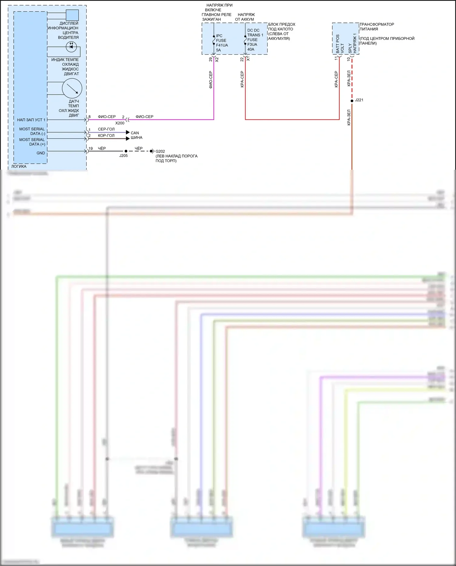 Blazer Chevrolet III (2018-2023): 3,6л vin s, автоматическая электросхема кондиционера (3 из 5) 