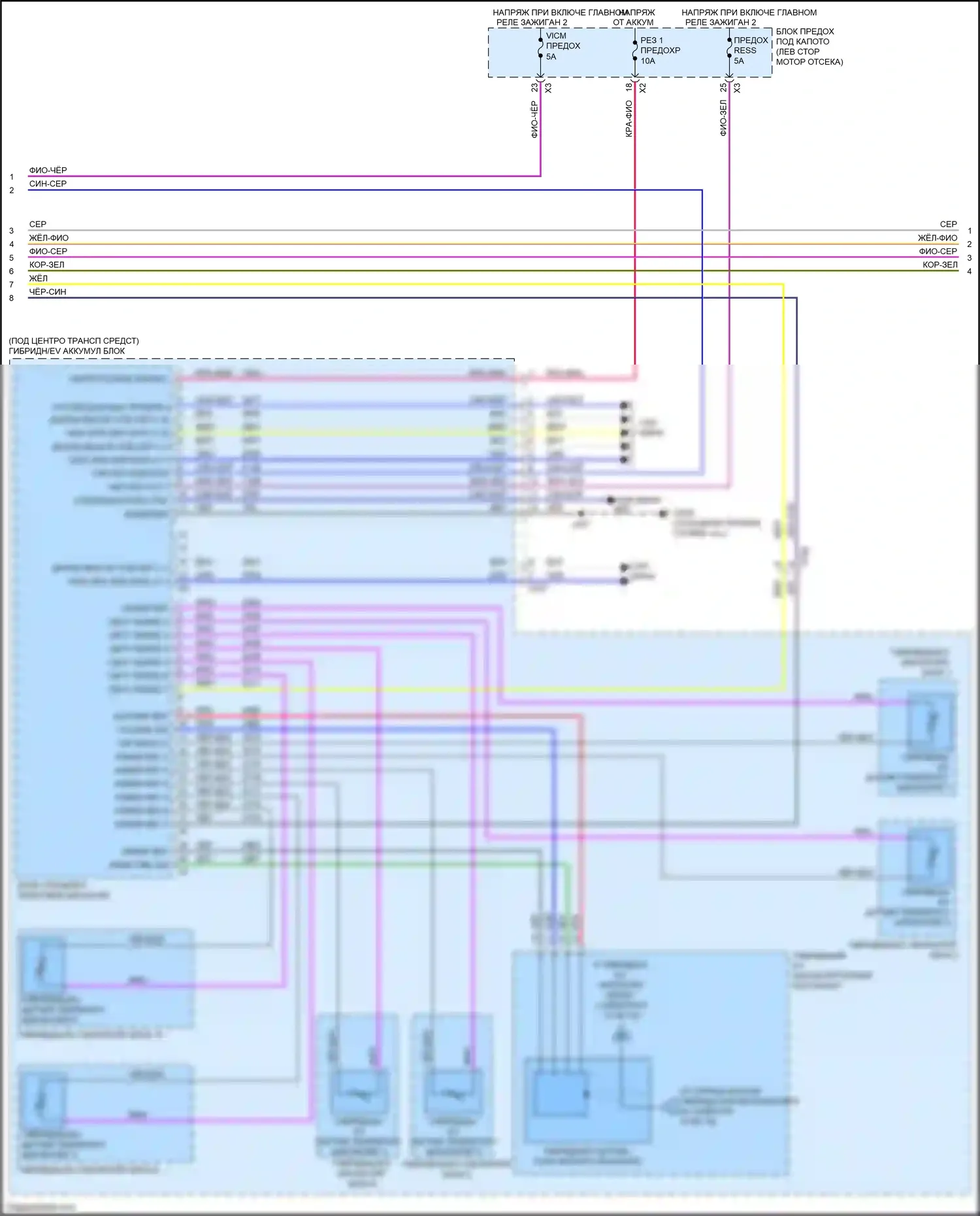 Bolt Chevrolet I (2016-2021): Электросхема двигателя электрическая, электросхема органов управления двигателем (11 из 16) 