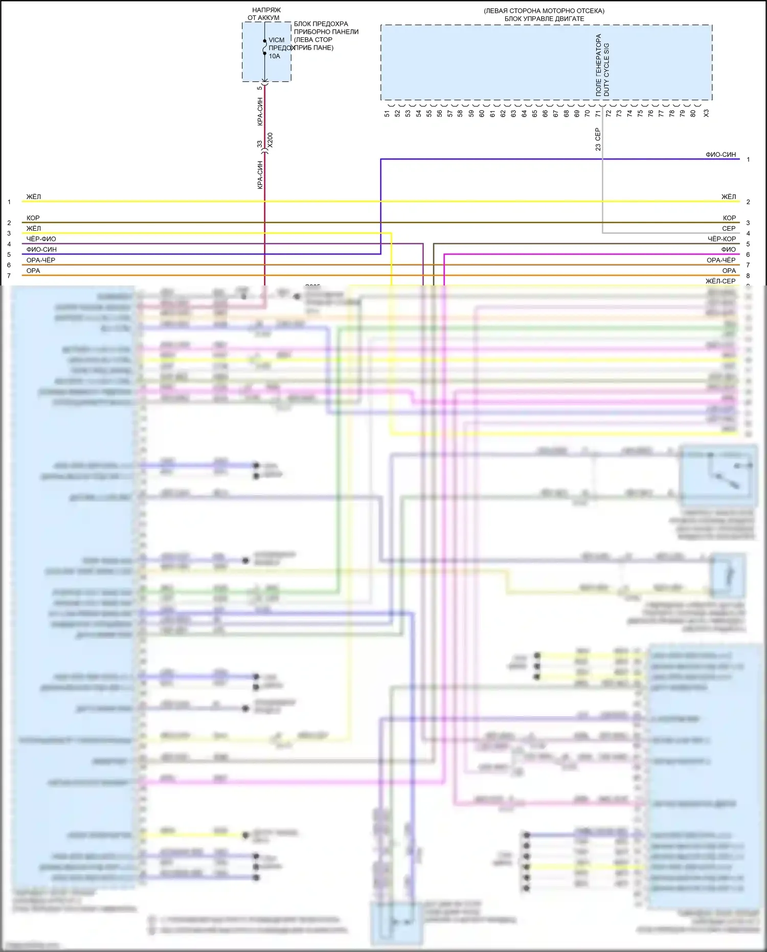 Bolt Chevrolet I (2016-2021): Электросхема двигателя электрическая, электросхема органов управления двигателем (5 из 16) 