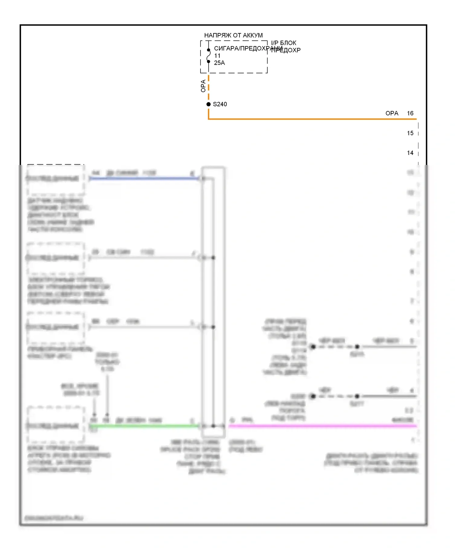 Camaro Chevrolet IV рестайлинг (1998-2002): Can шина 