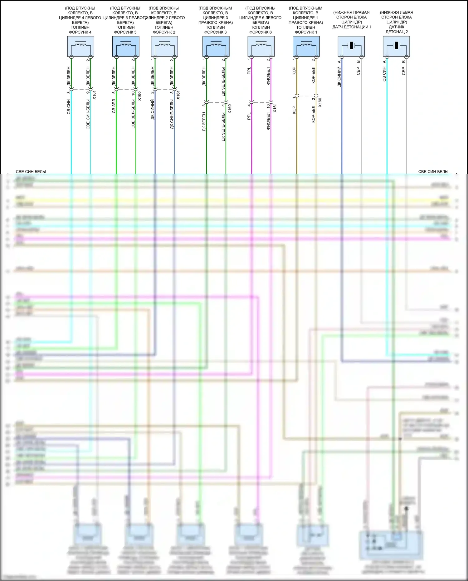 Camaro Chevrolet V рестайлинг (2013-2015): Электросхема двигателя 3.6l vin 3 (2 из 6) 