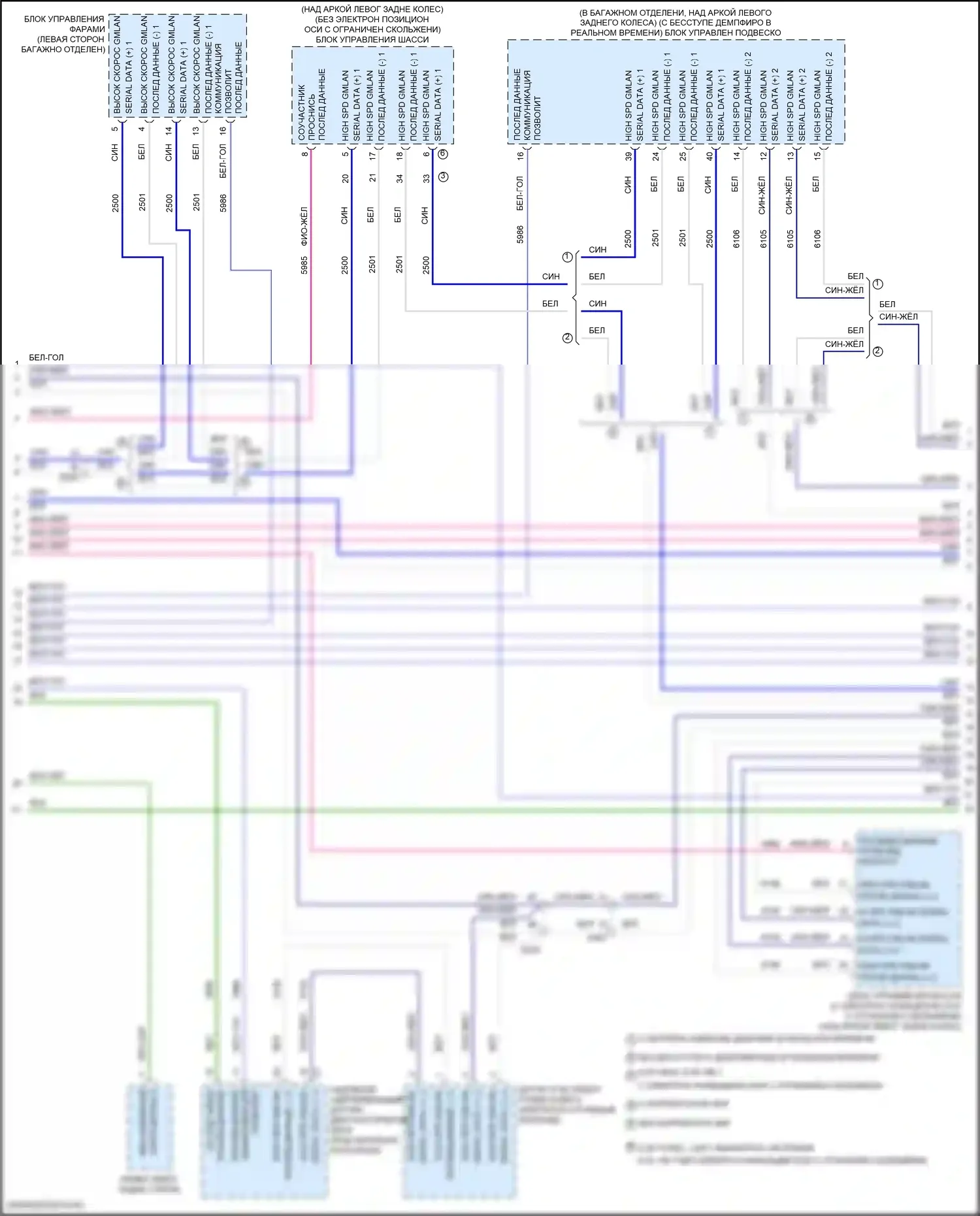 Camaro Chevrolet VI рестайлинг (2018-2024): Can шина электросхема (5 из 6) 
