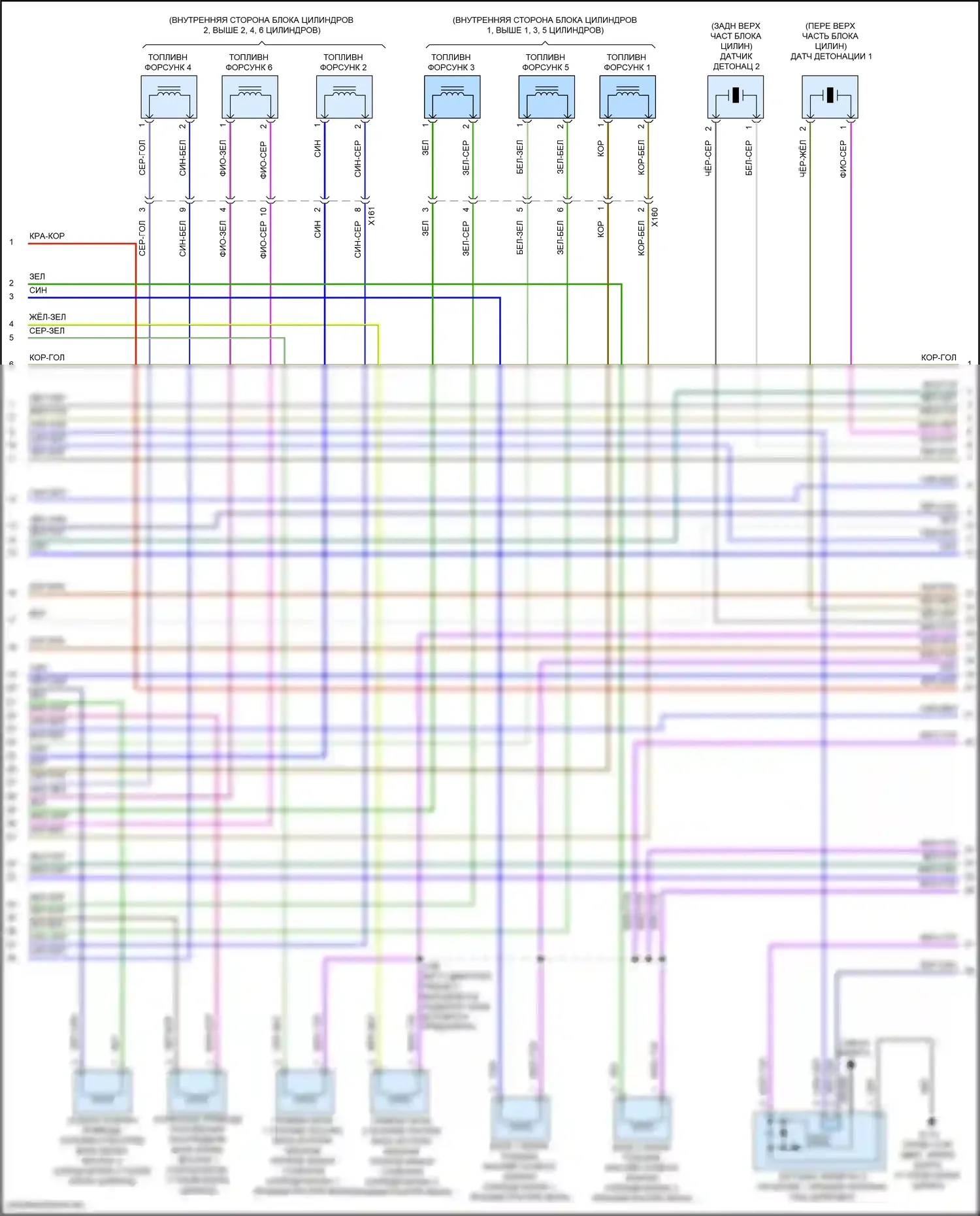 Camaro Chevrolet VI рестайлинг (2018-2024): Электросхема двигателя 3.6l vin s (2 из 8) 