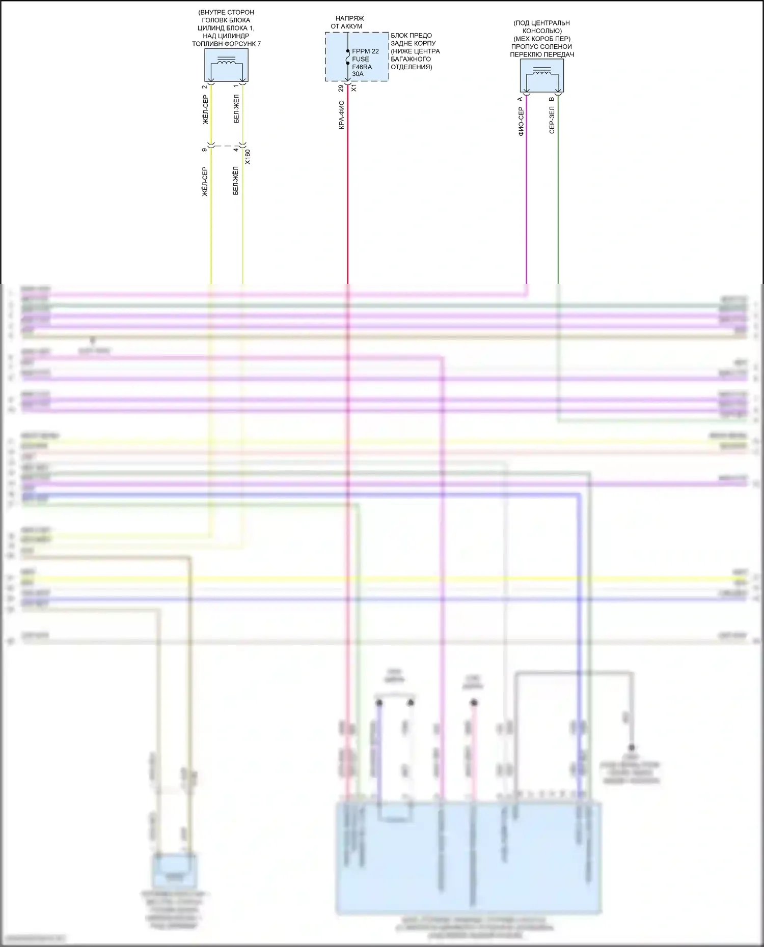 Camaro Chevrolet VI рестайлинг (2018-2024): Электросхема двигателя 6.2l vin 7 (7 из 9) 