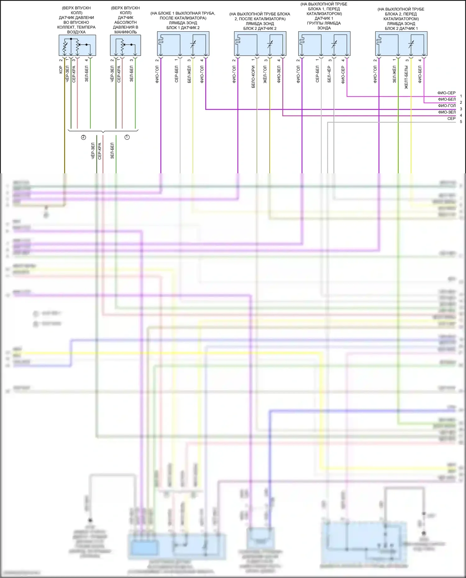 Camaro Chevrolet VI рестайлинг (2018-2024): Электросхема двигателя 6.2l vin 7 (8 из 9) 