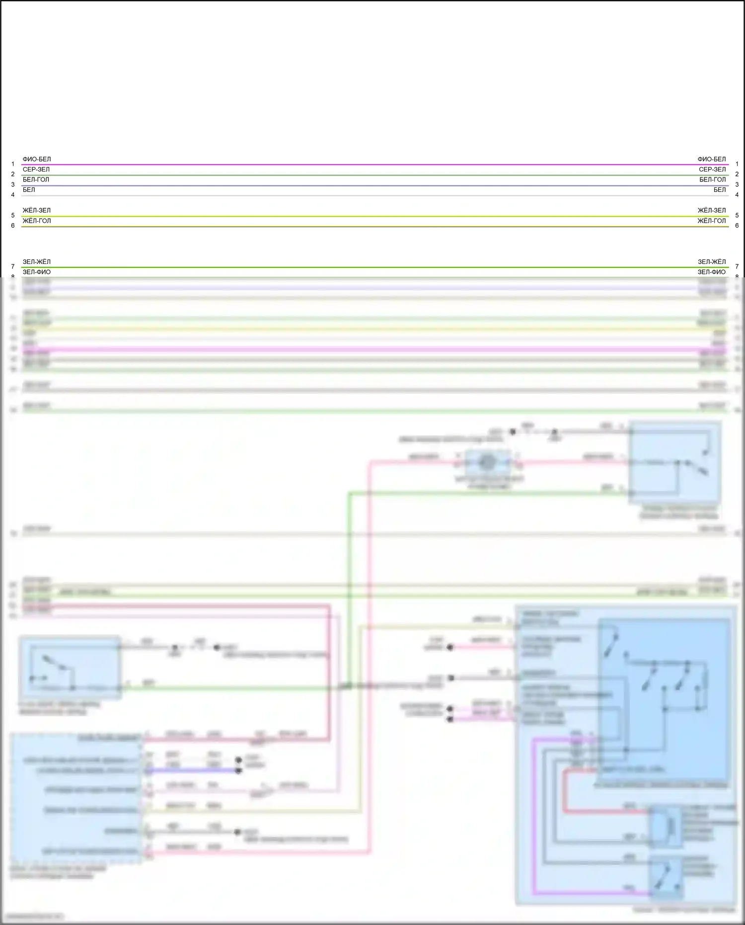 Camaro Chevrolet VI рестайлинг (2018-2024): Электросхема автоматической коробки передач, 10 скоростей (2 из 3) 