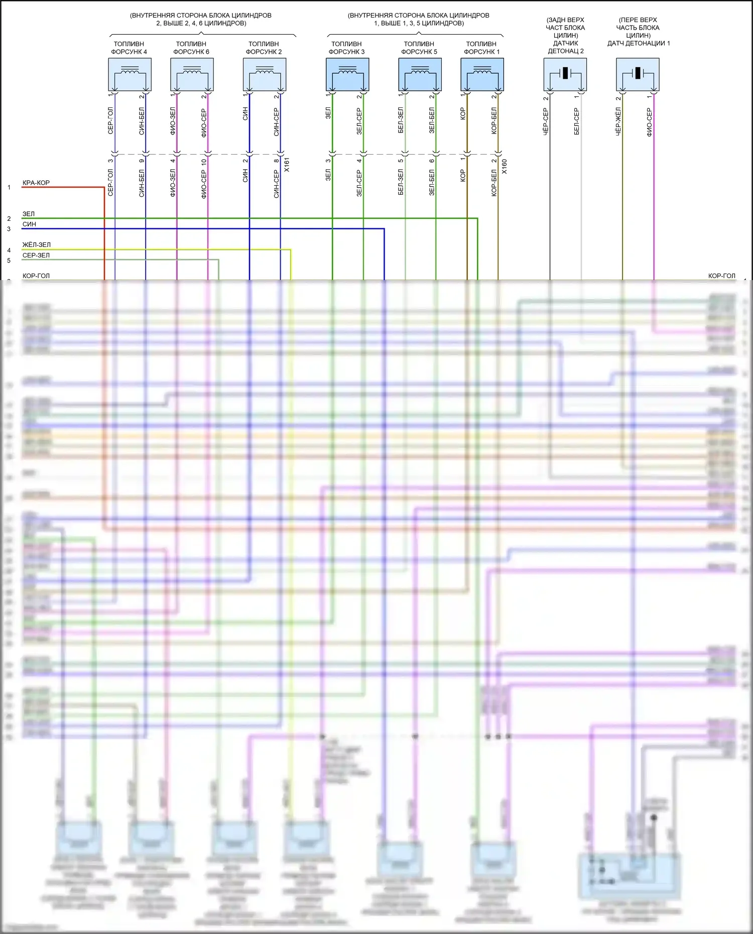 Camaro Chevrolet VI (2015-2018): Электросхема двигателя 3.6l vin s (2 из 8) 
