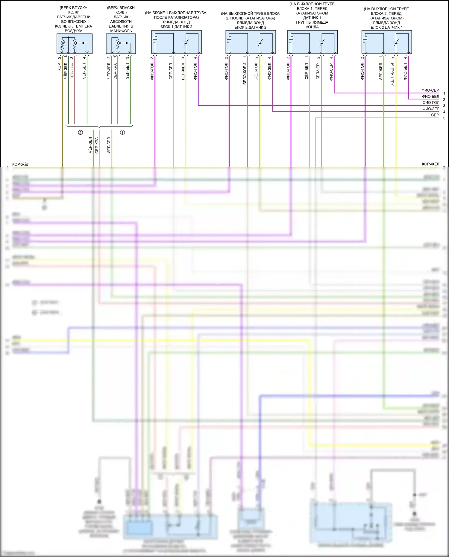 Camaro Chevrolet VI (2015-2018): Электросхема двигателя 6.2l vin 7 (8 из 9) 