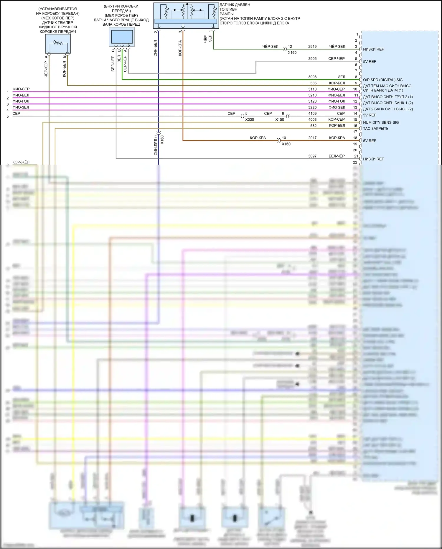 Camaro Chevrolet VI (2015-2018): Электросхема двигателя 6.2l vin 7 (9 из 9) 