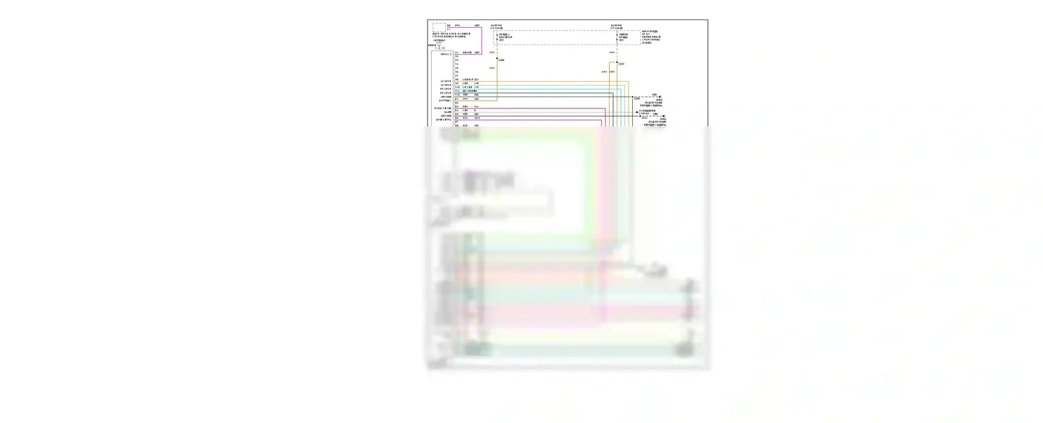 Cavalier Chevrolet III (1995-2005): Электросхема магнитолы, u85 (1 из 2) 