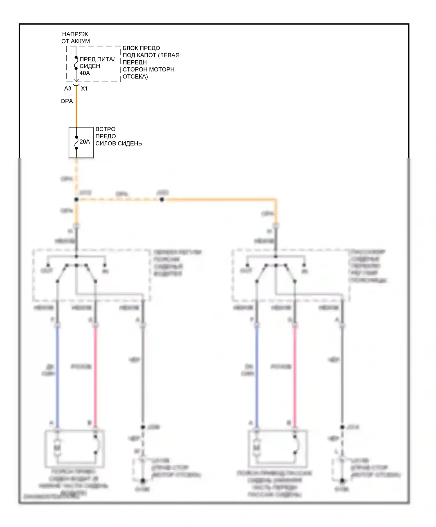 Colorado Chevrolet I (2004-2012): Поясничная электросхема 