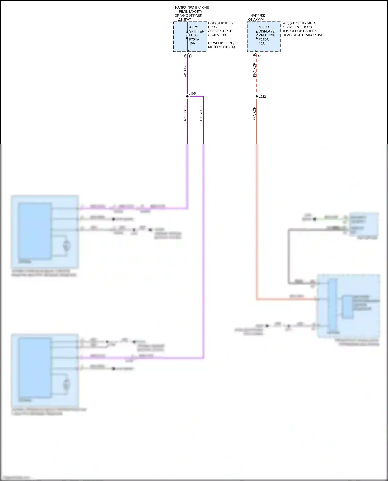 Colorado Chevrolet III (2023-2024): Электросхема активных управление кузовом и подвеской 