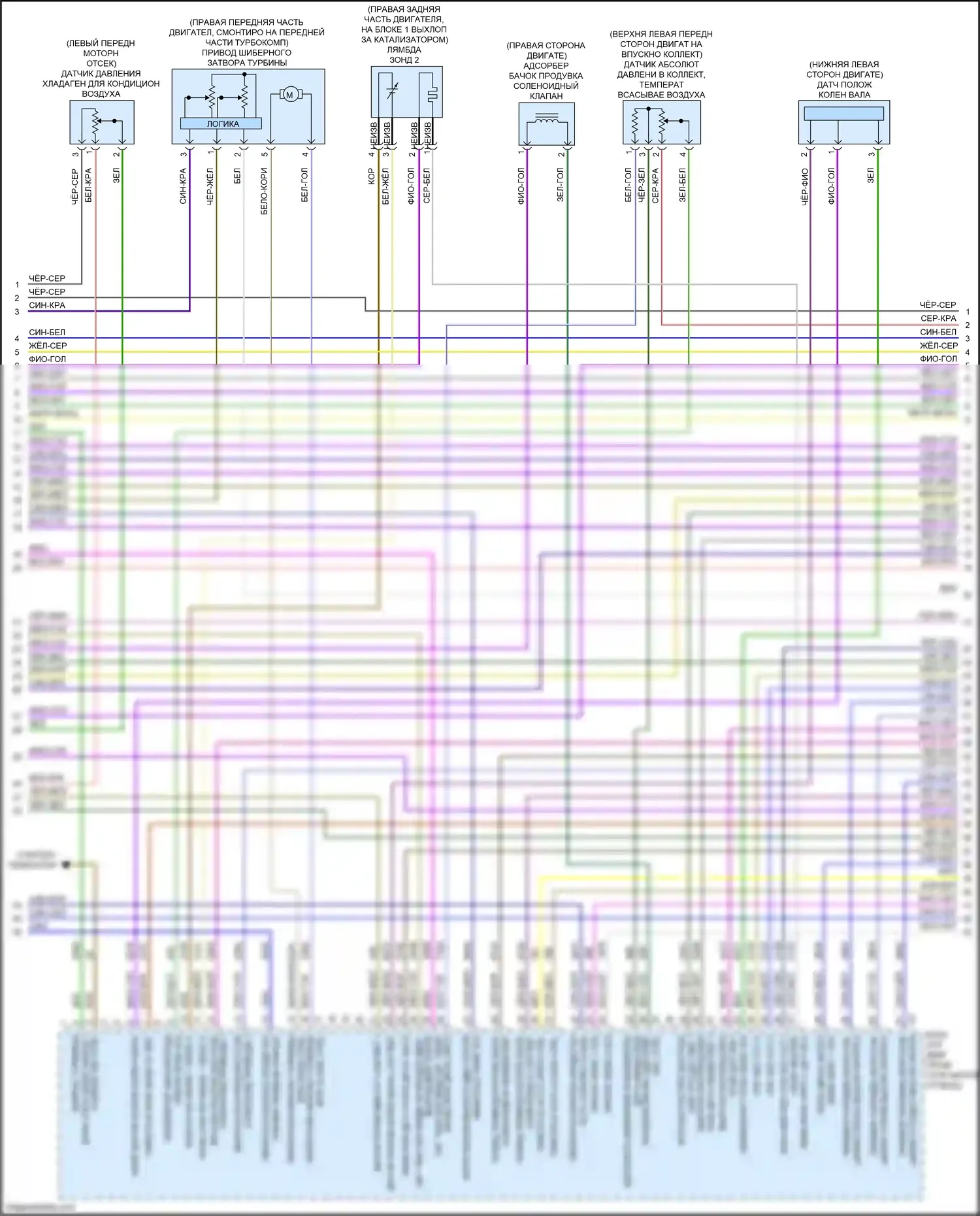 Colorado Chevrolet III (2023-2024): Электросхема двигателя 2.7l vin c (4 из 8) 