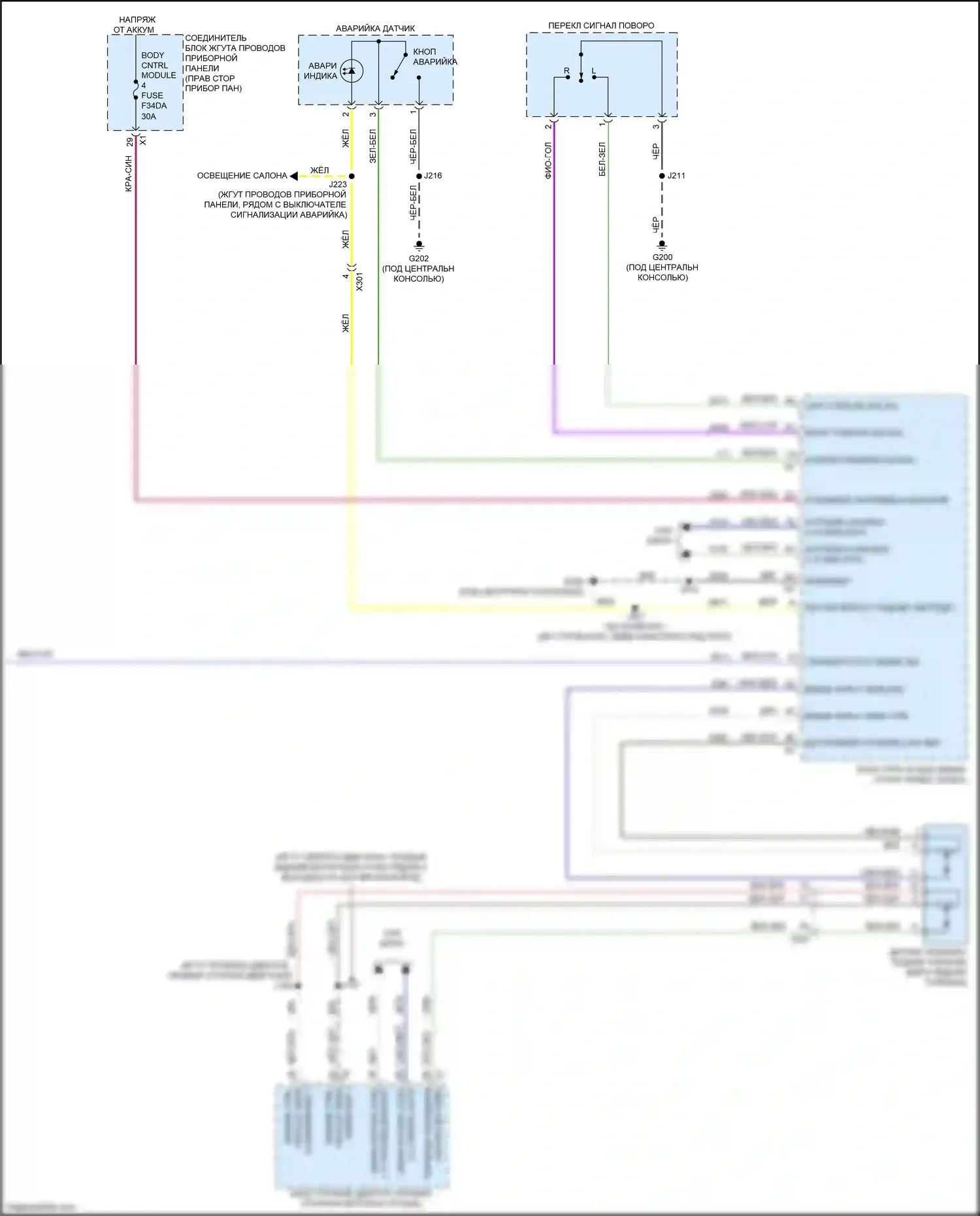 Colorado Chevrolet III (2023-2024): Электросхема фар и фонарей (5 из 5) 