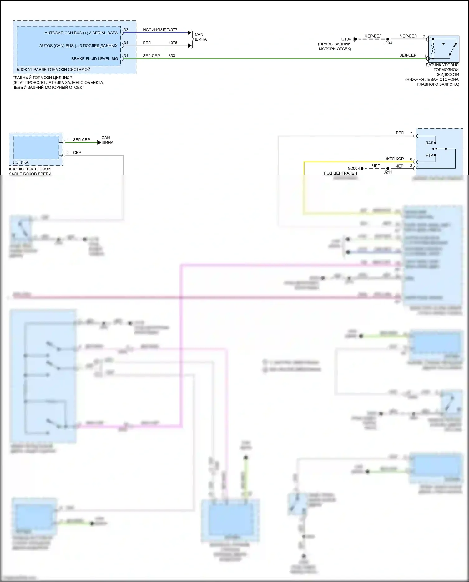 Colorado Chevrolet III (2023-2024): Электросхема помощников водителя (2 из 2) 