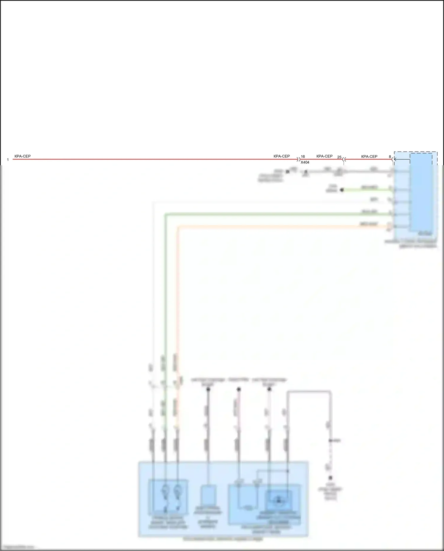 Colorado Chevrolet III (2023-2024): Управление зеркалами заднего вида электросхема (2 из 2) 