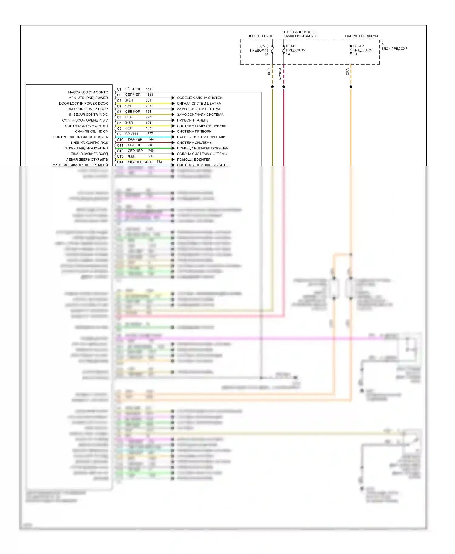 Corvette Chevrolet C4 (1984-1998): Электросхемы компьютера тела 