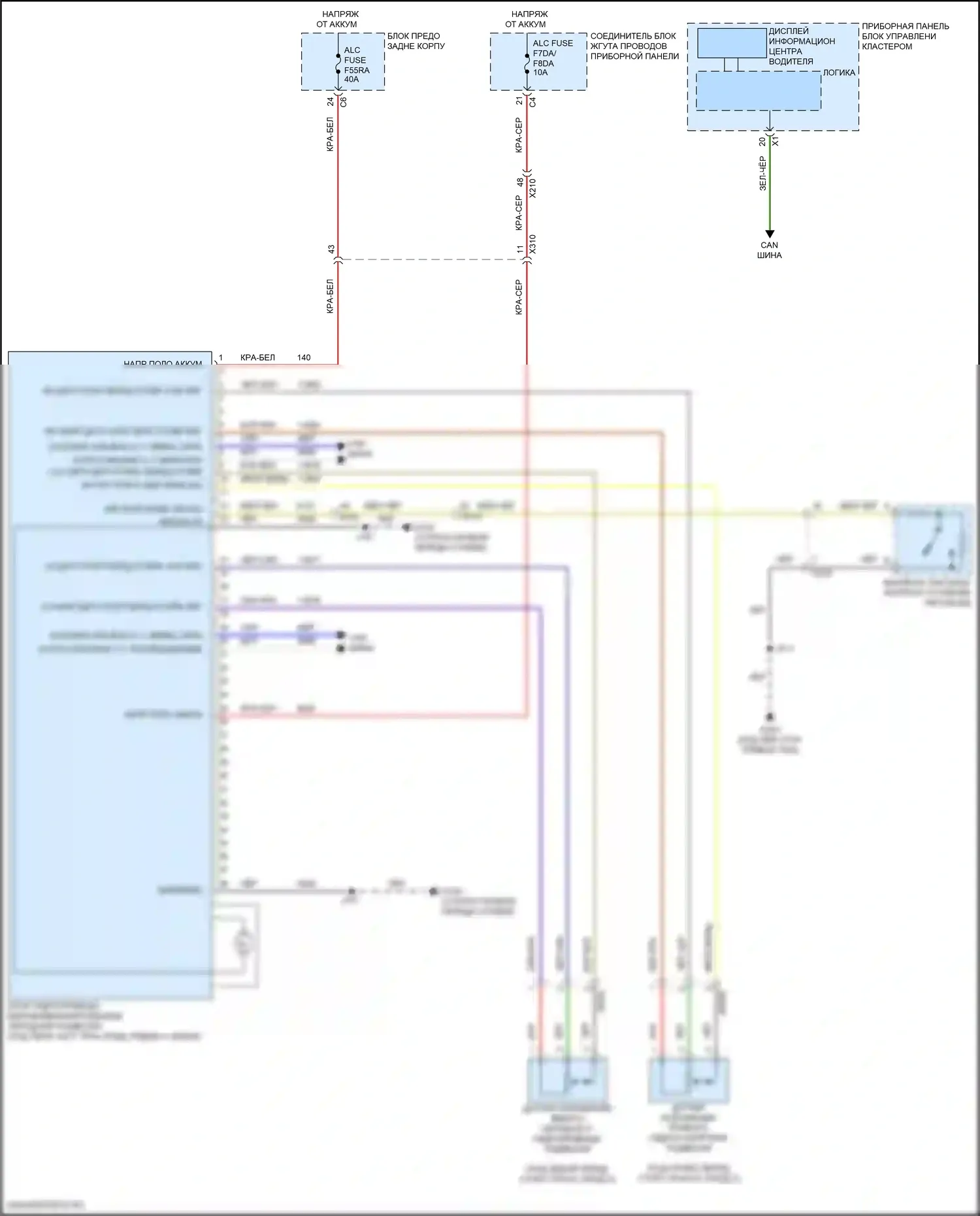 Corvette Chevrolet C8 (2020-2024): Электронная электросхема подвески, без контроля езды 