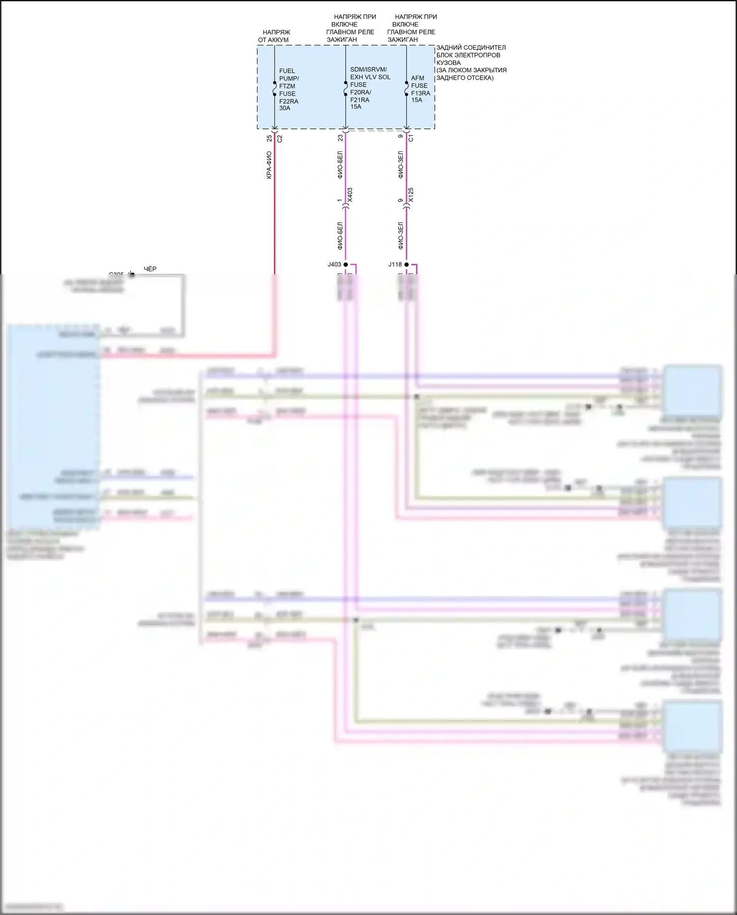 Corvette Chevrolet C8 (2020-2024): 5,5л vin 3, электросхема электронного глушителя 