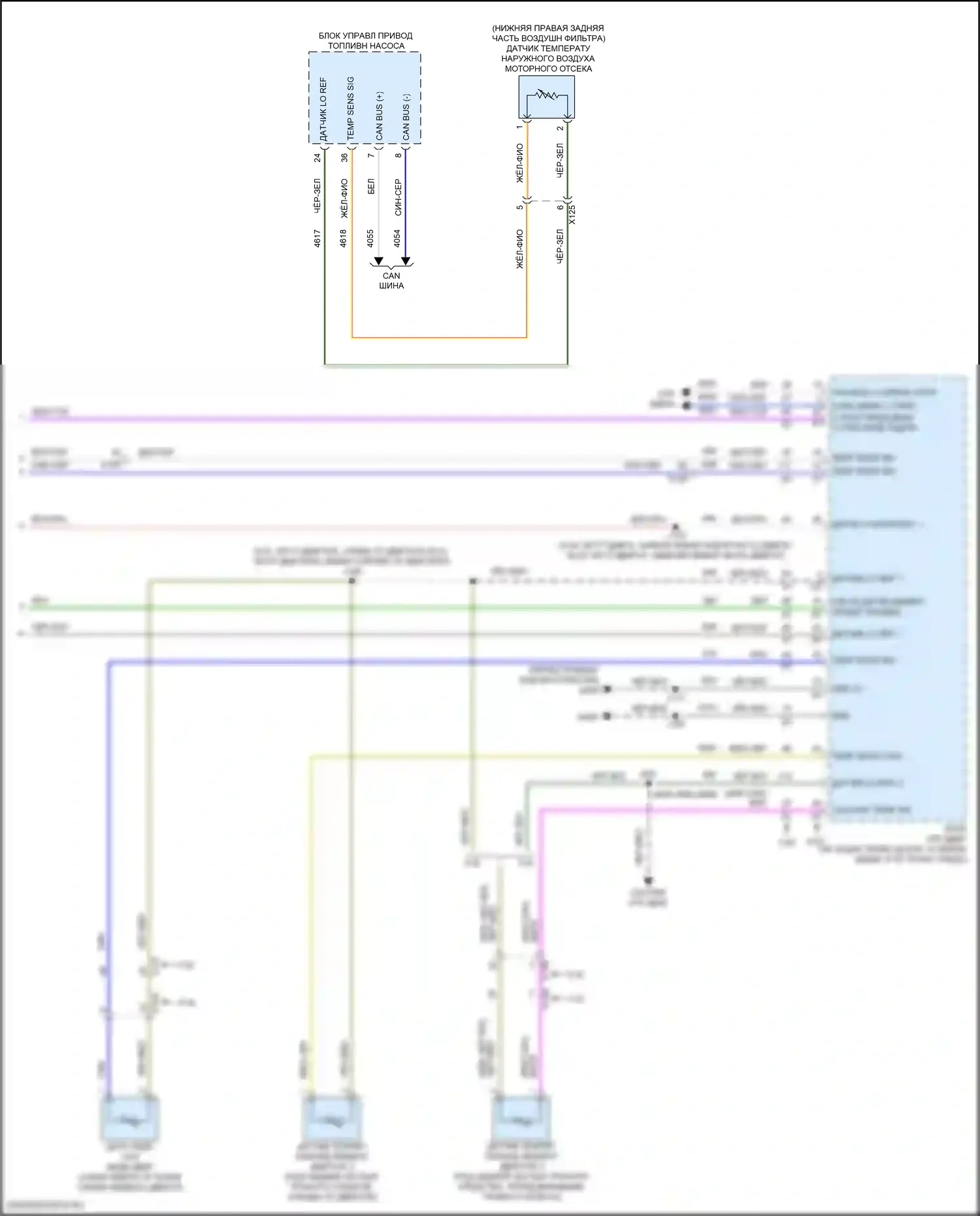Corvette Chevrolet C8 (2020-2024): Электросхема климат контроля (5 из 5) 