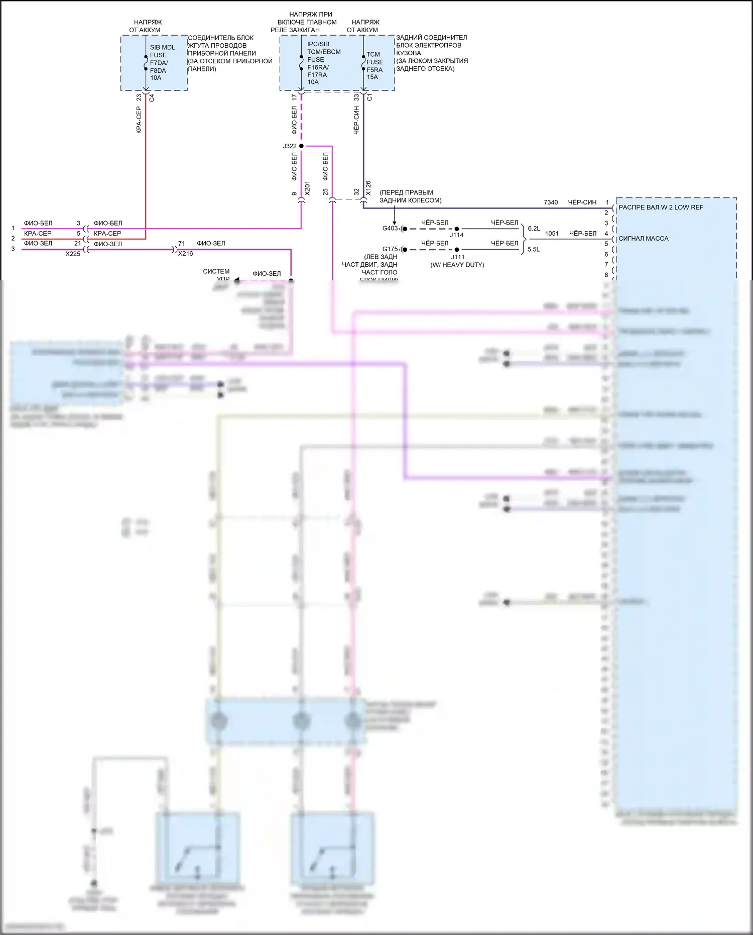 Corvette Chevrolet C8 (2020-2024): Электросхема коробки передач (5 из 5) 