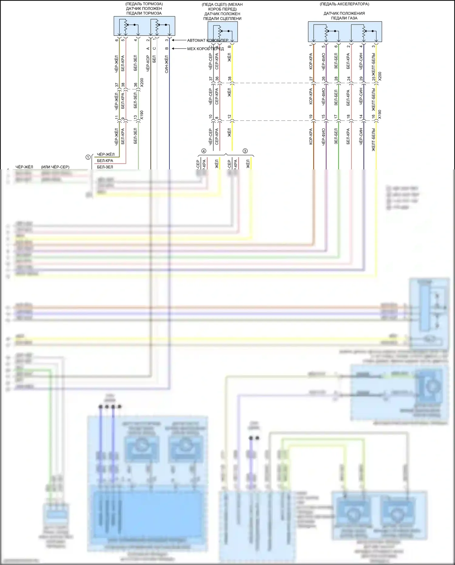 Cruze Chevrolet II (2015-2024): Электросхема круиз-контроля (2 из 2) 