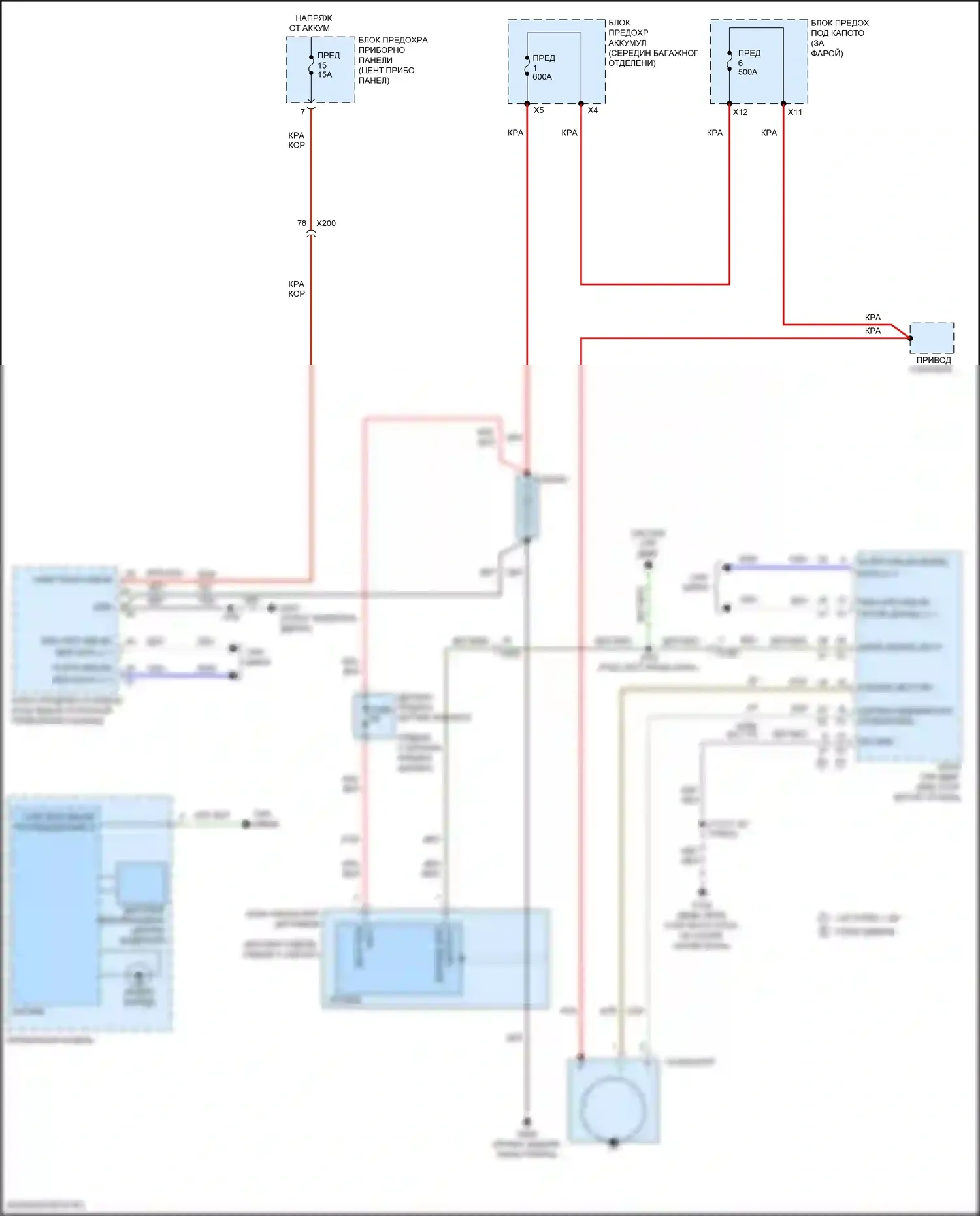 Cruze Chevrolet II (2015-2024): Электросхема генератора 