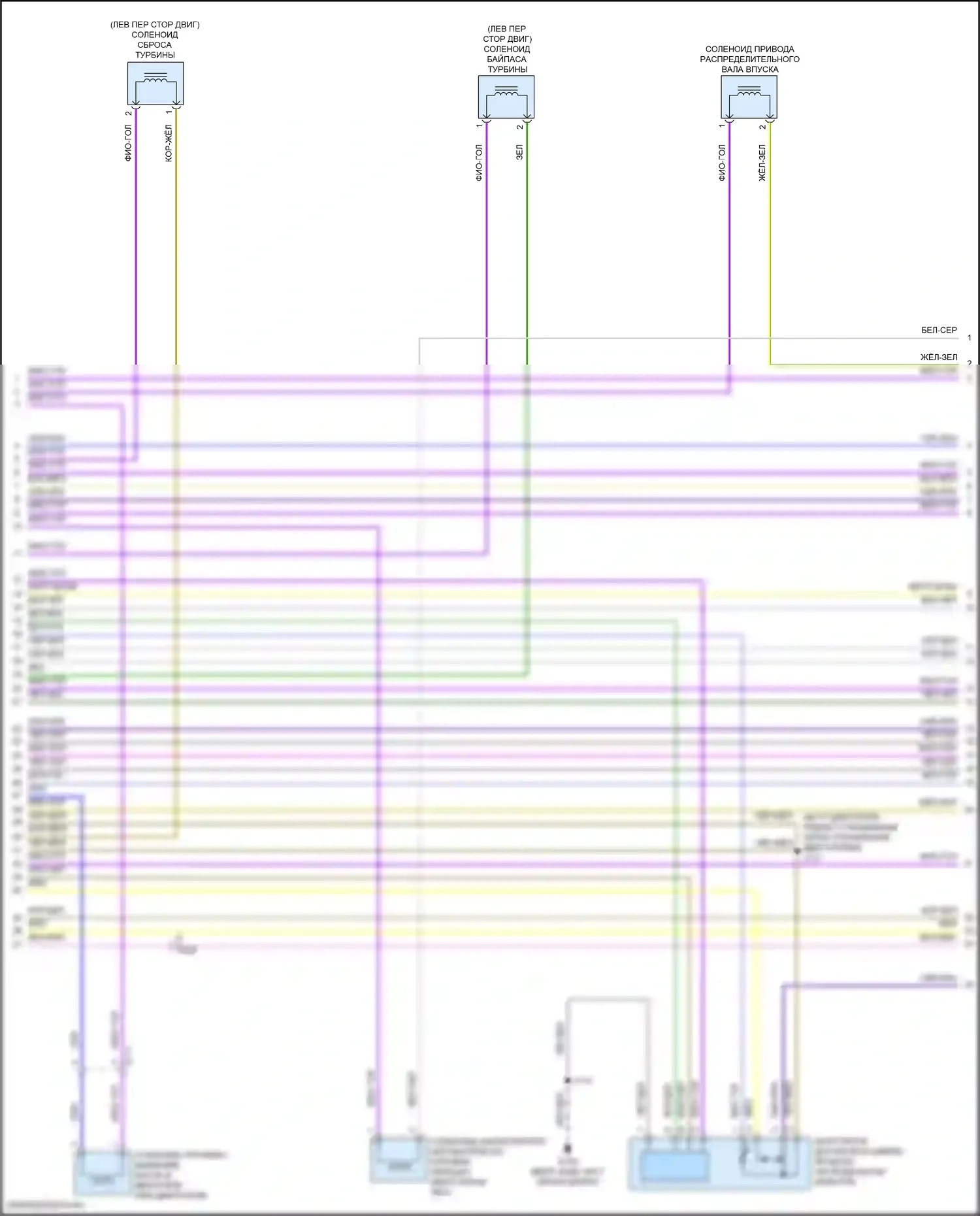 Equinox Chevrolet III рестайлинг (2020-2024): Электросхема двигателя 1.5l vin v, калифорния (4 из 7) 