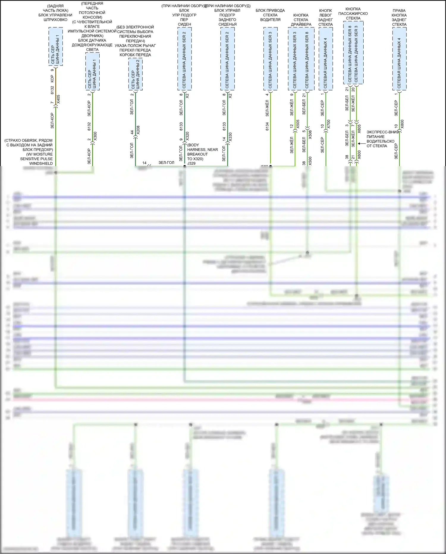 Equinox Chevrolet III (2017-2021): Can шина электросхема (3 из 8) 