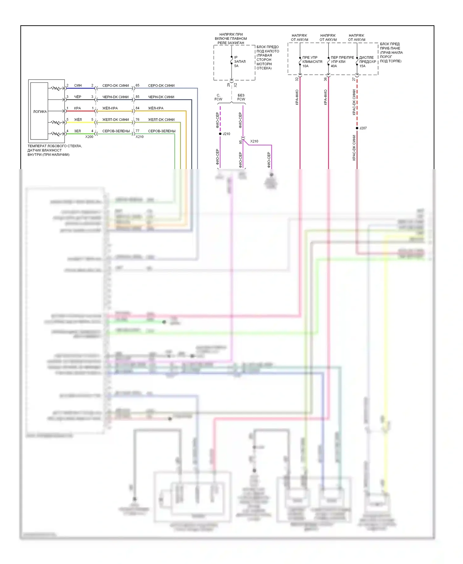 Impala Chevrolet IX (2006-2016): Электросхема климат контроля (1 из 4) 
