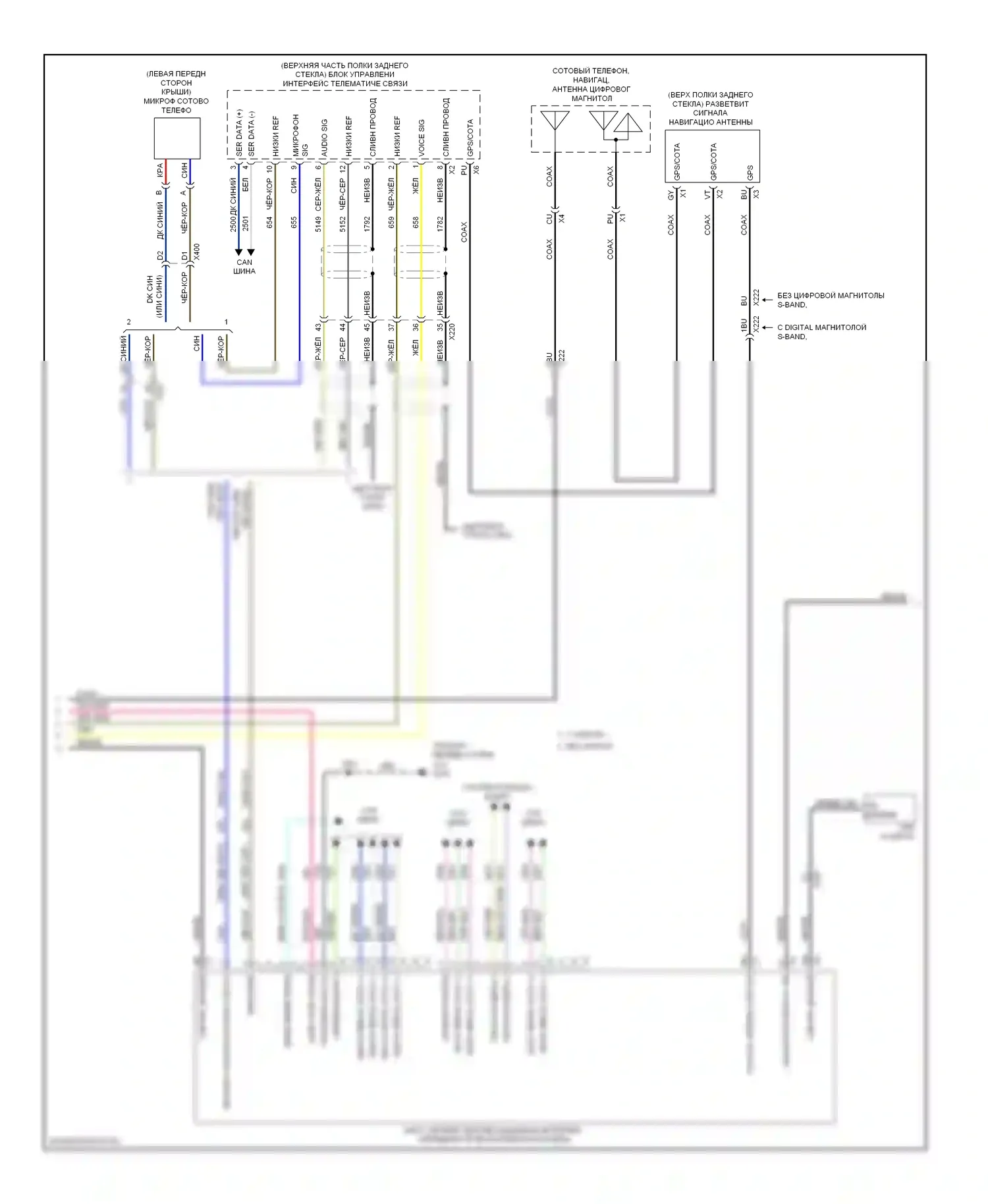 Impala Chevrolet IX (2006-2016): Электросхема навигации (2 из 5) 