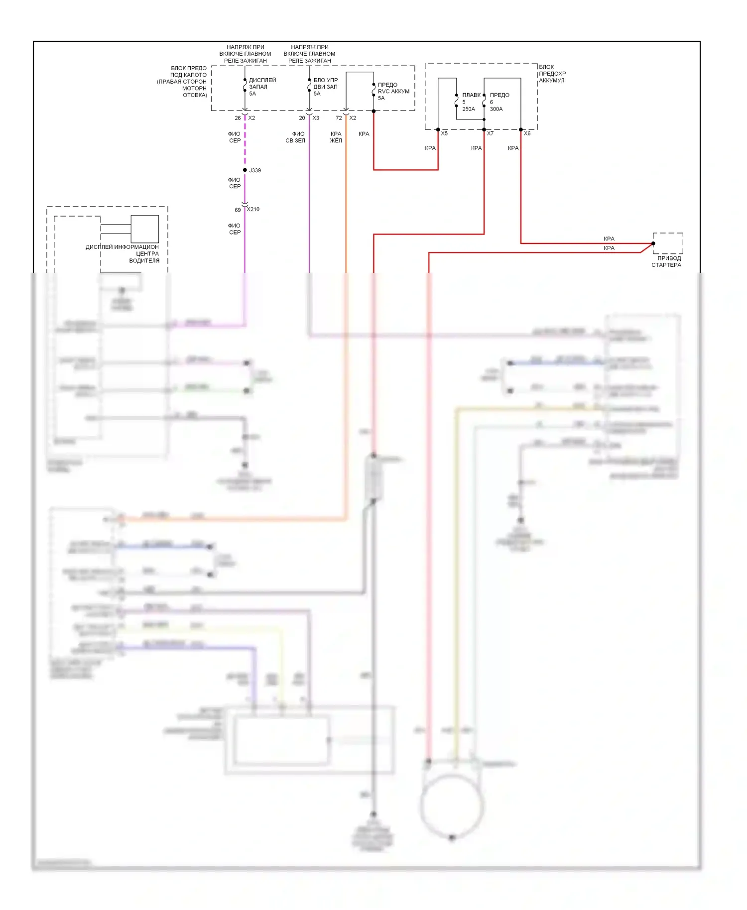 Impala Chevrolet IX (2006-2016): 3,6л vin 3, электросхема генератора 