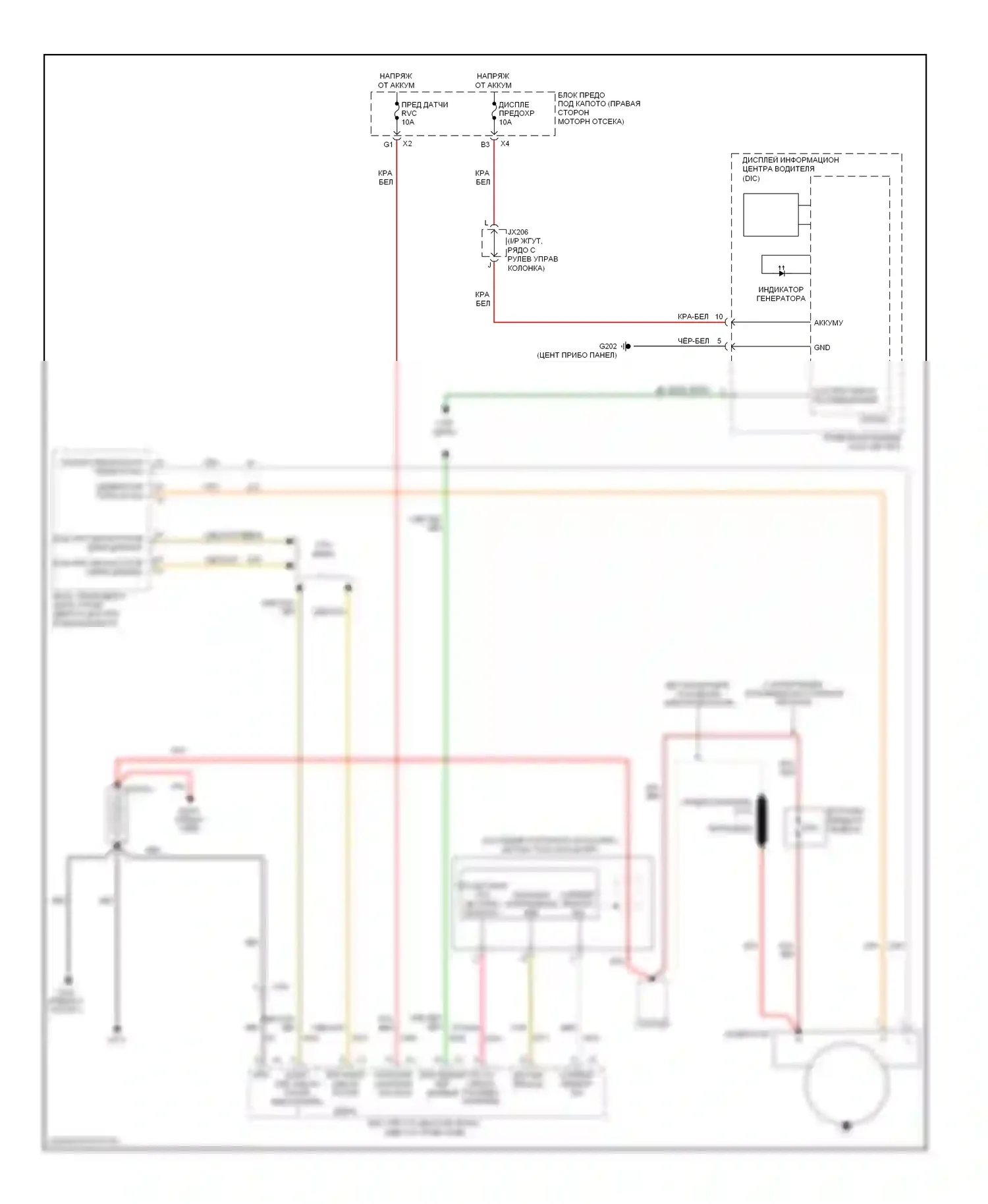 Impala Chevrolet IX (2006-2016): Электросхема генератора 