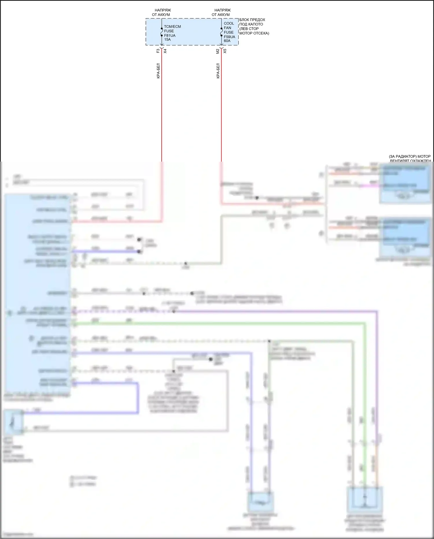 Malibu Chevrolet IX рестайлинг (2018-2024): Электросхема климат контроля (5 из 5) 