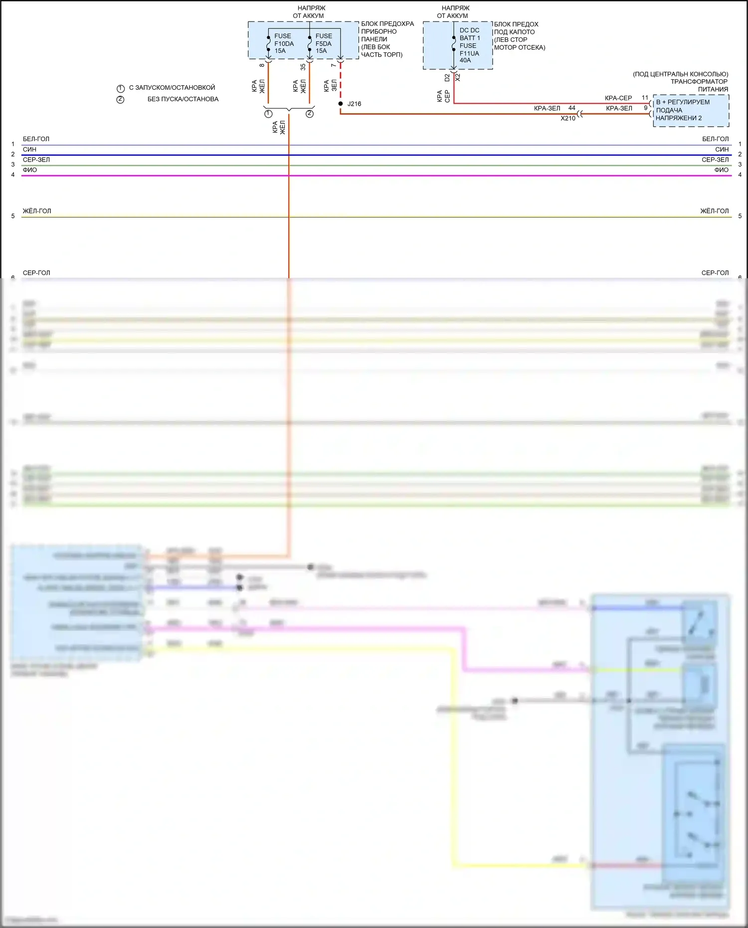 Malibu Chevrolet IX рестайлинг (2018-2024): 2,0л vin x, электросхема коробки передач (2 из 3) 