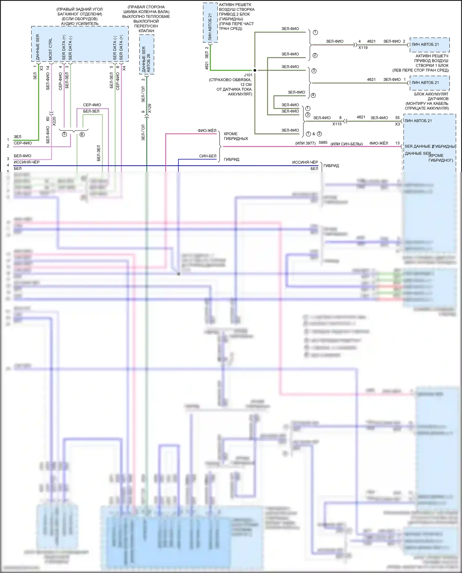 Malibu Chevrolet IX (2015-2018): Can шина электросхема (6 из 6) 