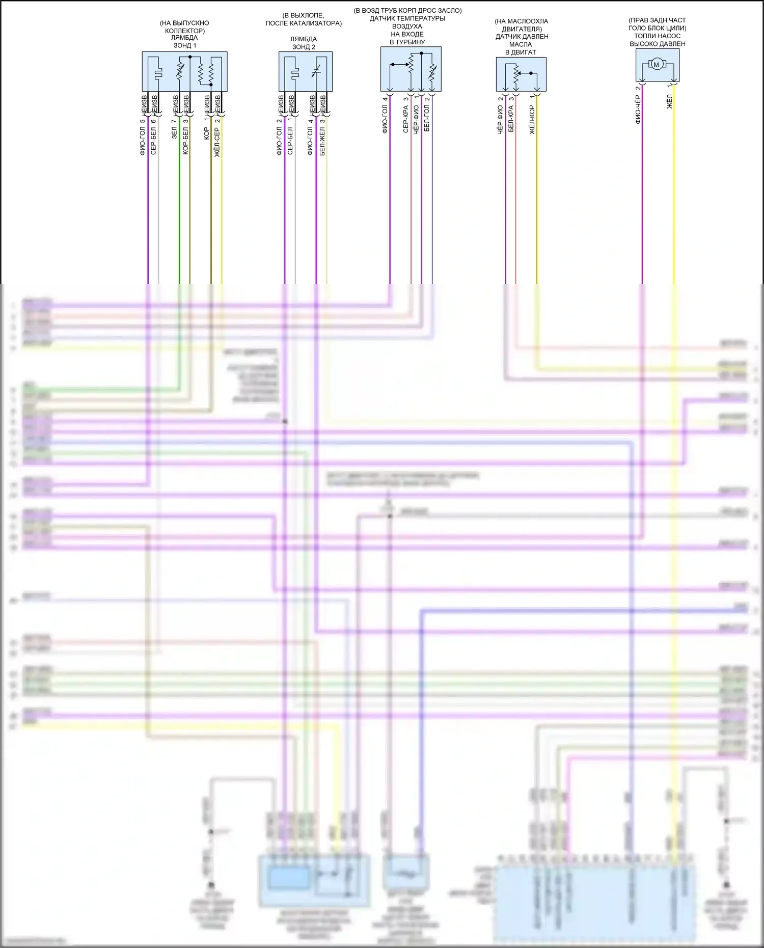 Malibu Chevrolet IX (2015-2018): Электросхема двигателя 2.0l vin x (4 из 7) 