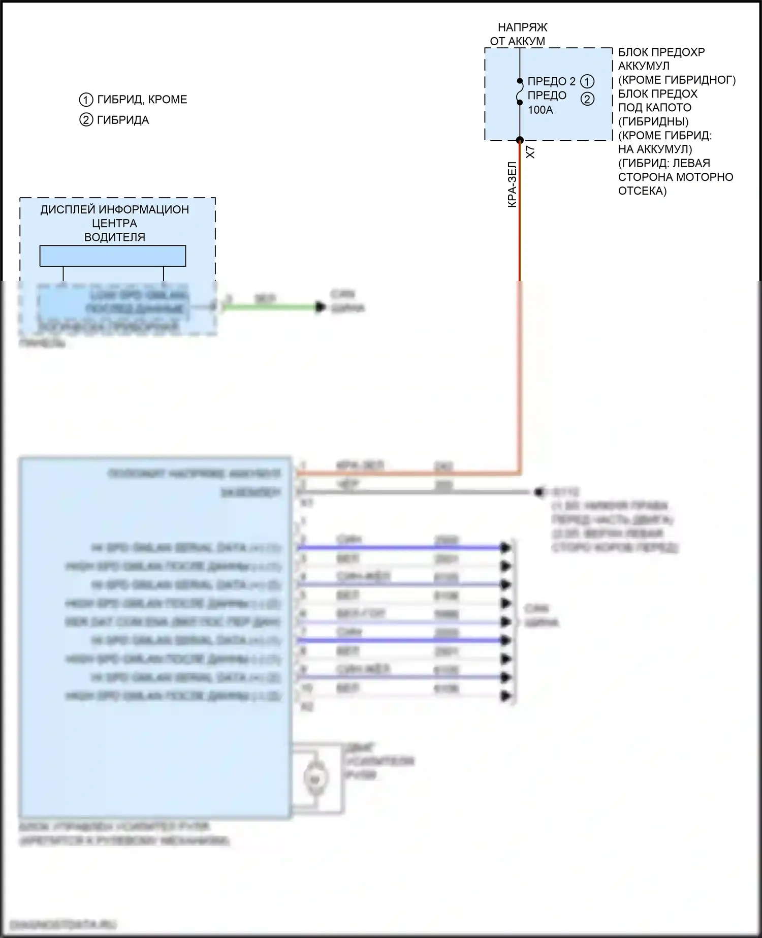 Malibu Chevrolet IX (2015-2018): Электросхема электроусилителя руля 
