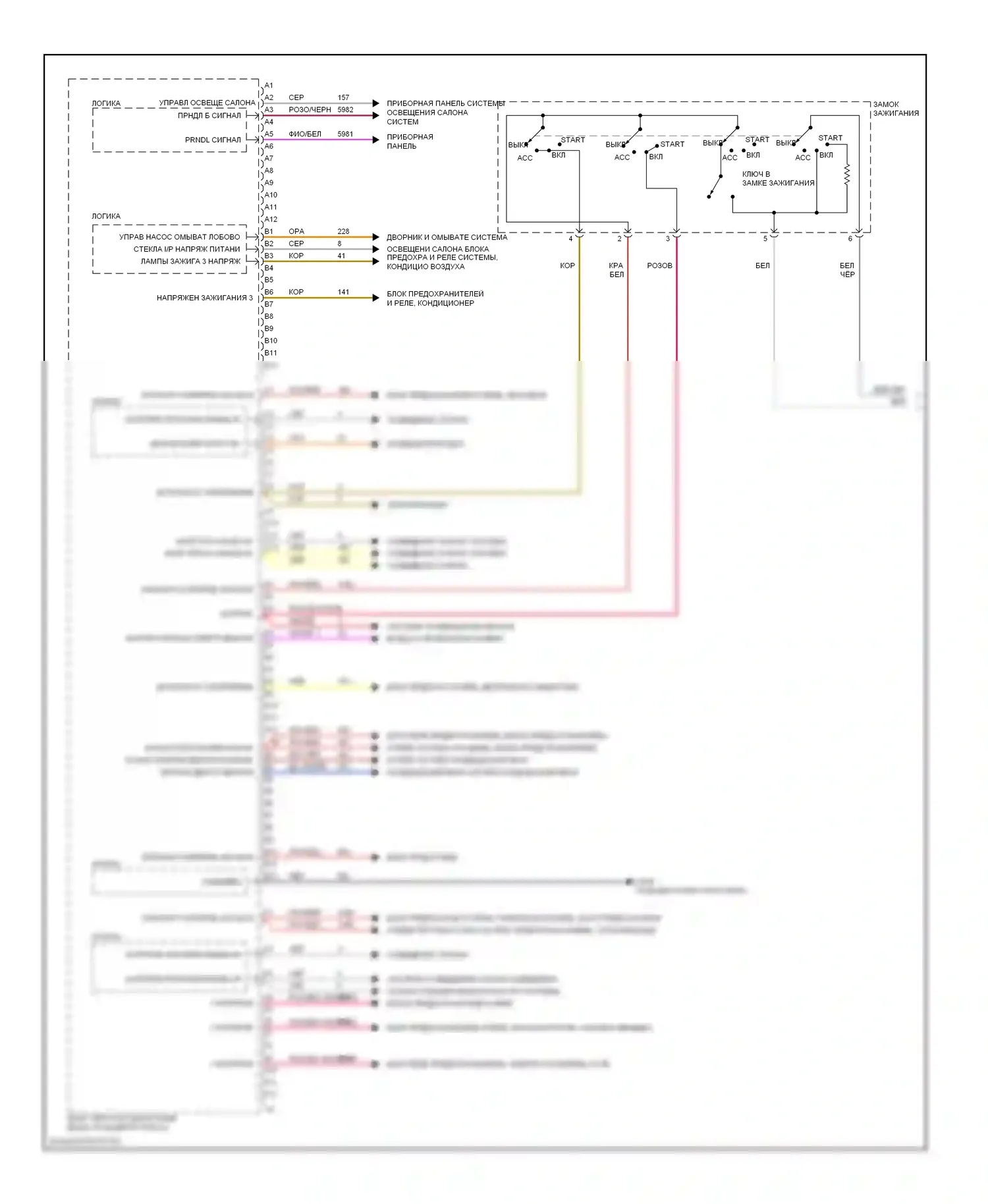 Malibu Chevrolet VII (2008-2012): Электросхема блоков управления кузовом (3 из 4) 