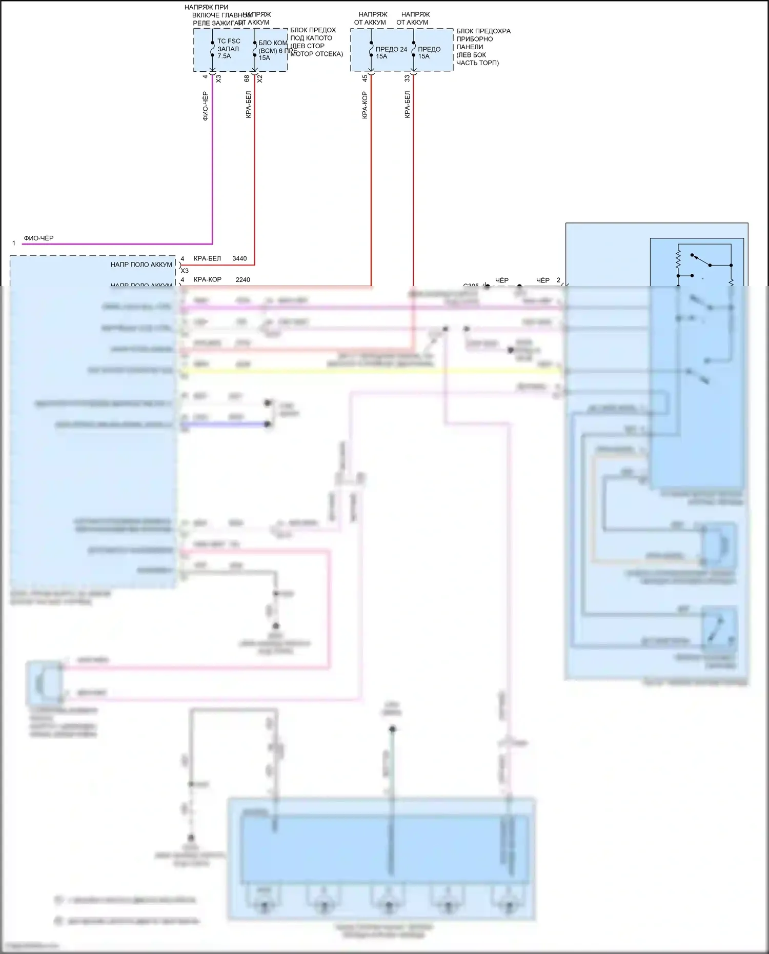 Malibu Chevrolet VIII рестайлинг (2013-2016): 2,0л vin x, электросхема коробки передач (2 из 2) 