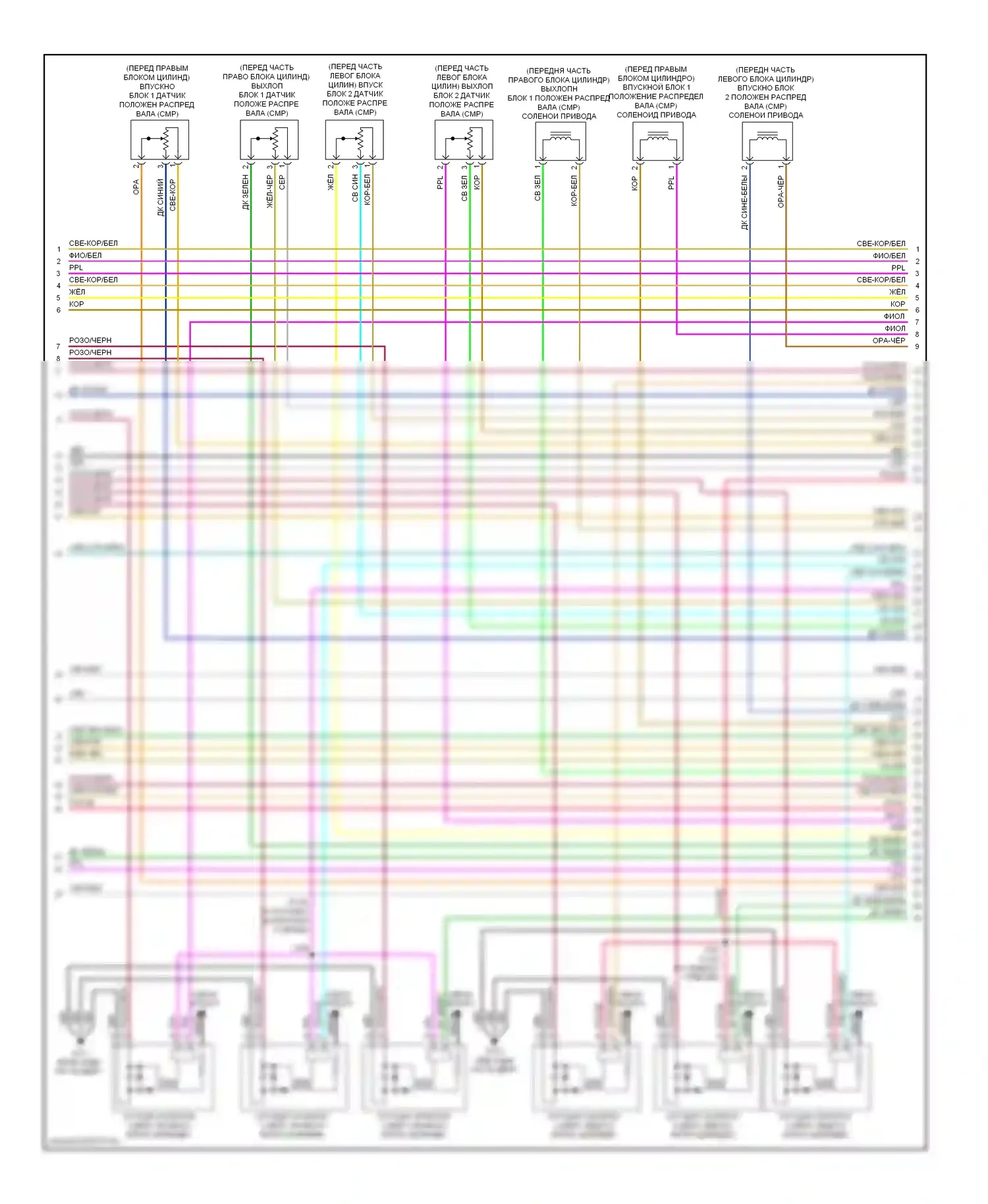 Malibu Chevrolet VIII (2011-2014): Электросхема двигателя 3.6l vin 7 (5 из 6) 