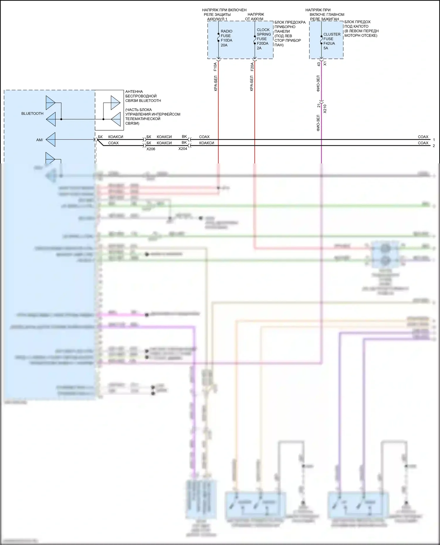 Seeker Chevrolet I (2022-2024): Электросхема навигации, с 11-дюймовым сенсорным экраном (1 из 4) 