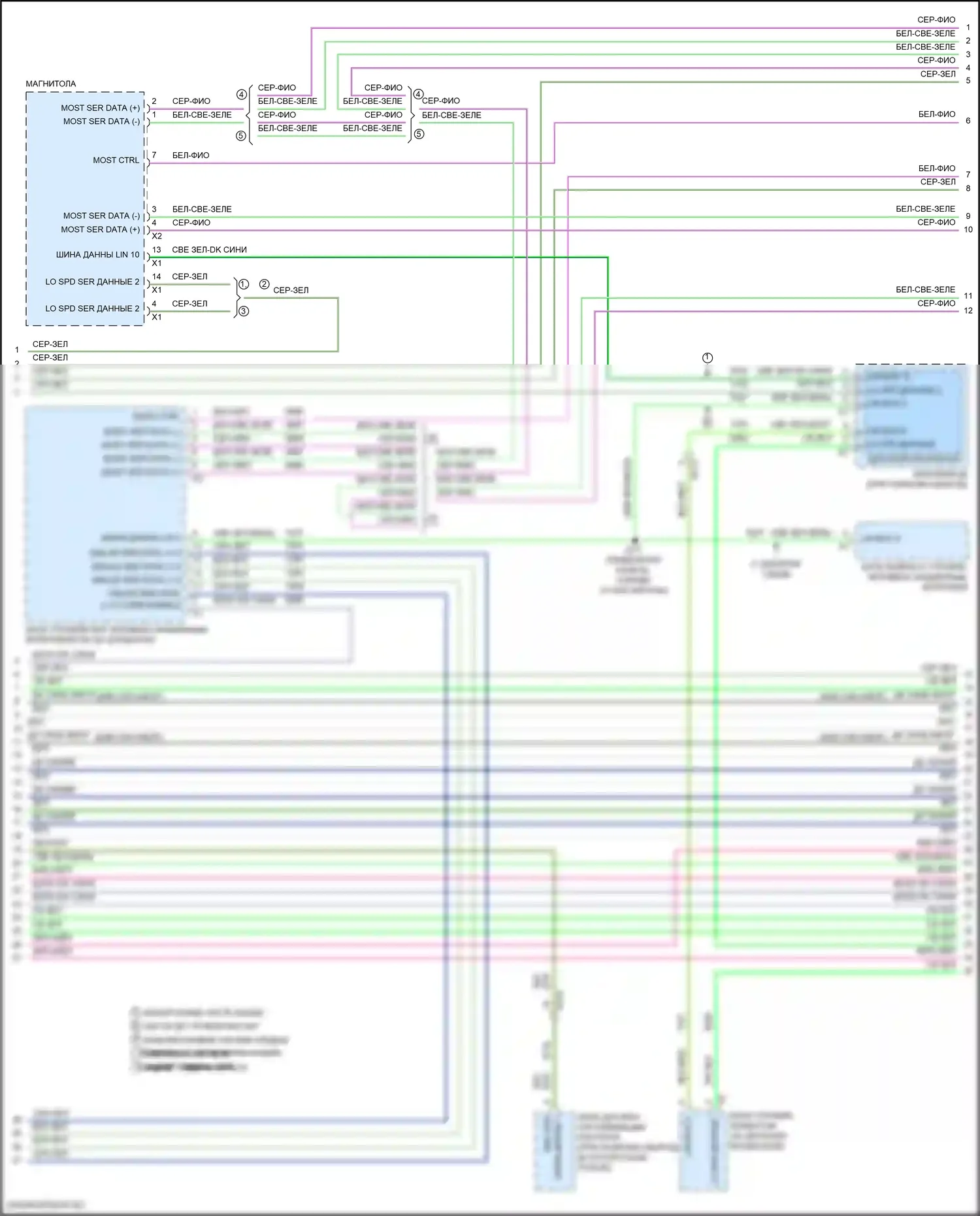 Silverado Chevrolet GMT K2XX рестайлинг (2015-2019): Can шина электросхема (4 из 7) 