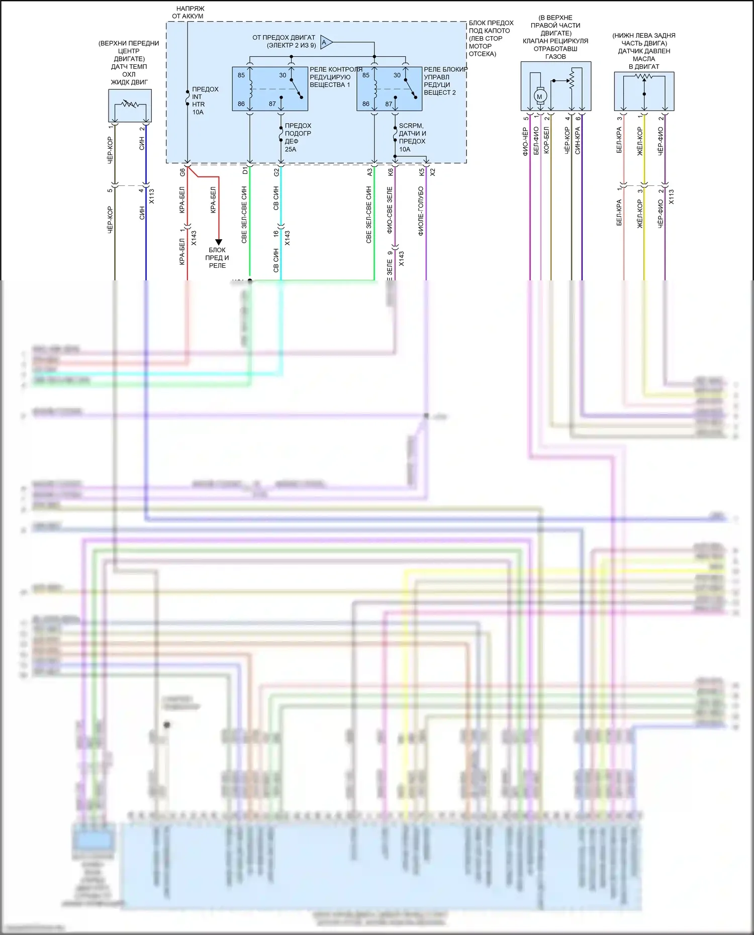Silverado Chevrolet GMT K2XX рестайлинг (2015-2019): Электросхема двигателя 6.6l vin y (8 из 9) 