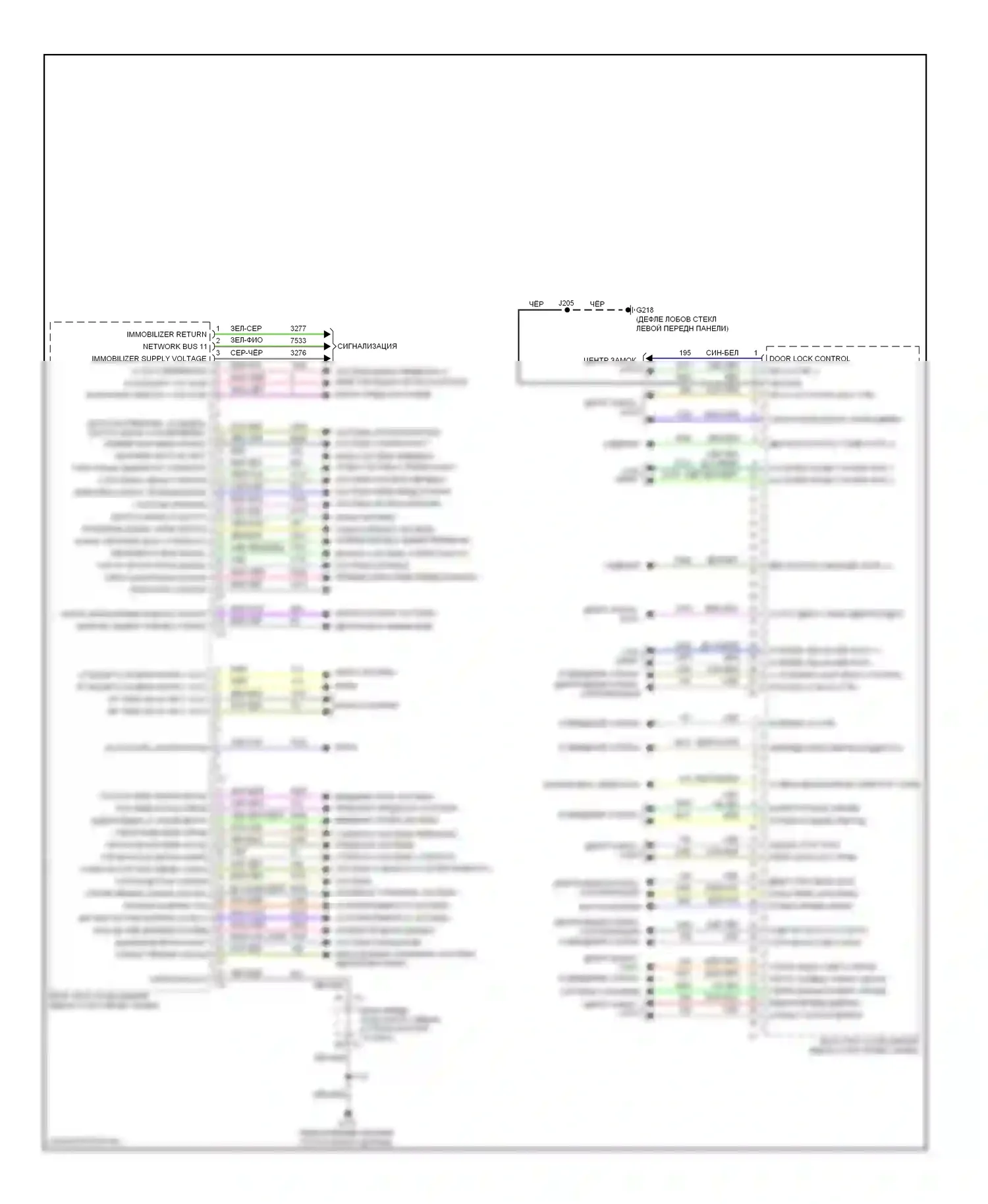 Silverado Chevrolet GMT K2XX (2013-2015): Электросхема блоков управления кузовом (2 из 2) 