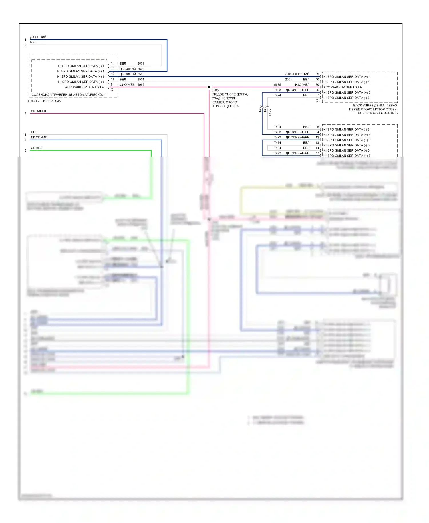 Silverado Chevrolet GMT K2XX (2013-2015): Can шина электросхема (5 из 5) 