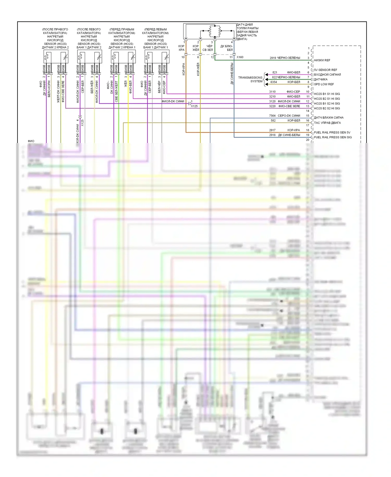 Silverado Chevrolet GMT K2XX (2013-2015): Электросхема двигателя 6.2l vin j (6 из 6) 